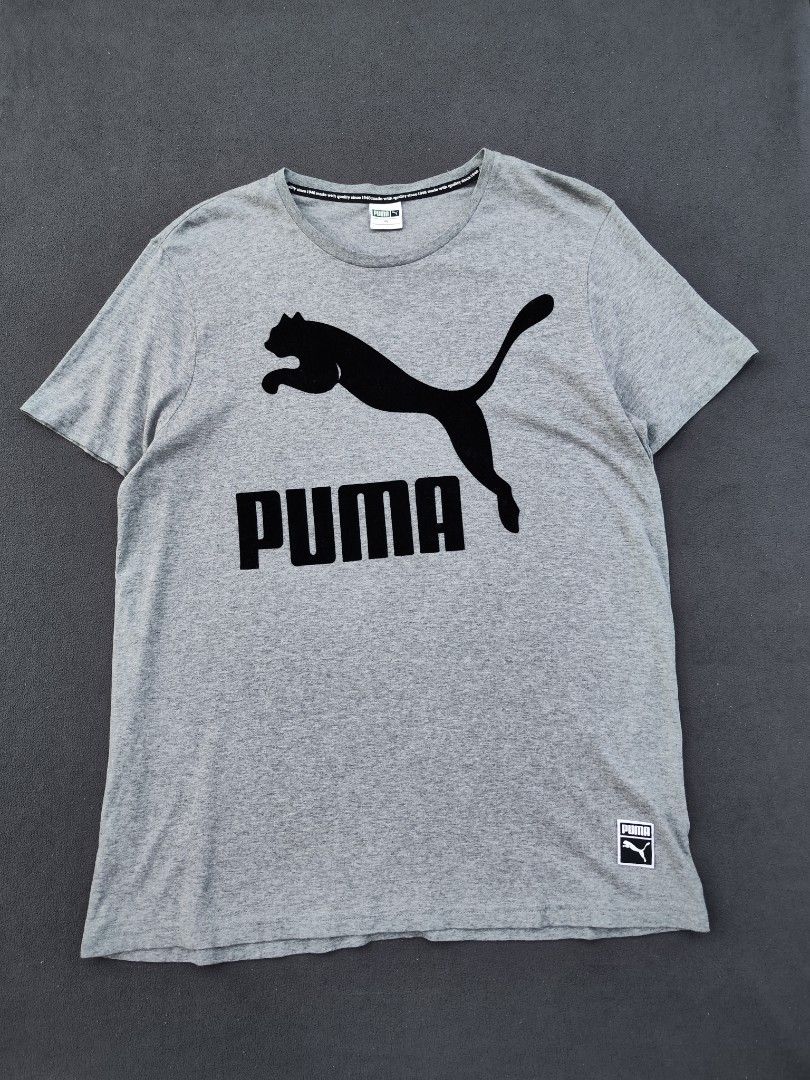 Puma Big Logo Tee (Category: Tshirts & Polo Shirts ) located in Bulacan. Submitted by emilj23 (Listing ID 1469170468, Image 1). Description: Puma Big Logo Tee Size XXL on tag L 30 W 22 Condition 9/10 Color rate 9/10 No Issue.