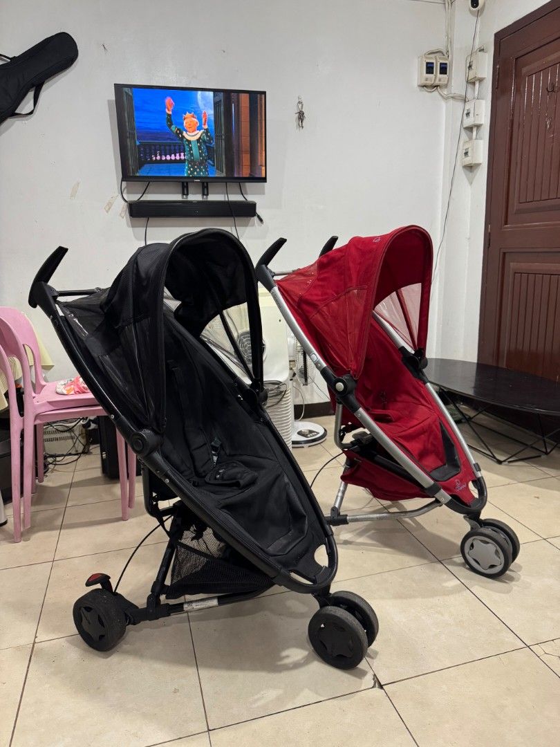 Quinny Zapp Compact Stroller – 3,800 Each (Category: Strollers) located in Lapu Lapu. Submitted by axl.rose05 (Listing ID 1469314718, Image 3). Description: Price: ₱3,800 each Available colors: • All Black • Red with Silver Frame Authentic Quinny Zapp stroller, lightweight and compact, ideal for mall trips, daily outings, and travel. Features: ✓ Compact fold for easy storage and transport ✓ 3-wheel design for easy maneuvering ✓ 5-point safety har