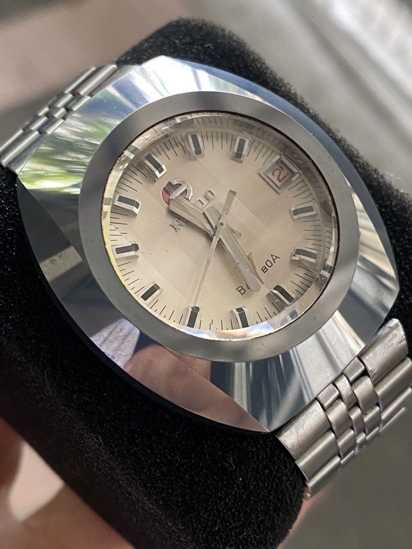 Rado Balboa (Category: Men's Watches) located in Bulacan. Submitted by youlovewatches (Listing ID 1469294218, Image 3). Description: Guaranteed Authentic Watch; All working 8/10 Good working condition Classic Vintage from Rado ✅ Replaced Strap 📍Baliwag City Bulacan LBC COD/ Lalamove pick-up.
