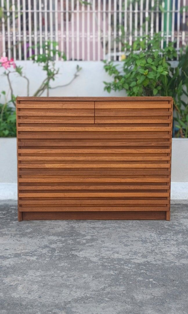 RAFT CHEST (Category: Shelves, Cabinets & Racks) located in Santa Rosa. Submitted by tonyhawk0592 (Listing ID 1469393203, Image 1). Description: RAFT Chest 105/80: Chest of drawers, 105cm wide x 80cm wide, made of solid paulownia wood. Stylish, modern, wooden living room chest/side chest.