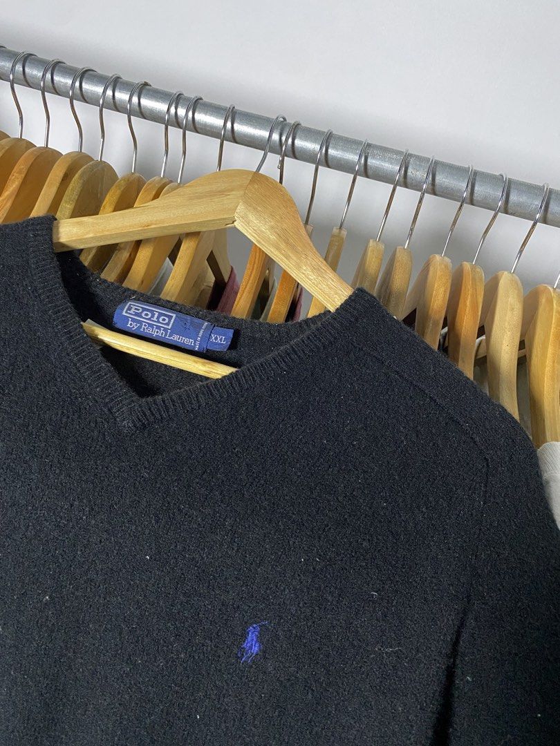Ralph & Lauren V neck knitted (Category: Longsleeves) located in Trece Martires City. Submitted by ridgeridethrift (Listing ID 1469329544, Image 2). Description: Width -21 Length - 27 Sleeve - 25.