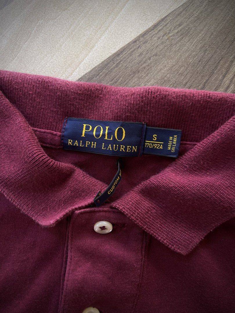 Ralph Lauren (Category: Tshirts & Polo Shirts ) located in Pagadian. Submitted by thrift.wrld (Listing ID 1469255663, Image 3). Description: Ralph Lauren Dimensions: • Width: 20 • Length: 27.5 / 29 Drop Prices: • Mine: 350 + ₱9O shipping fee (sf) Details: • 9/1O Color rate • Flawless, Good condition, mnml neckline fade • Need wash.