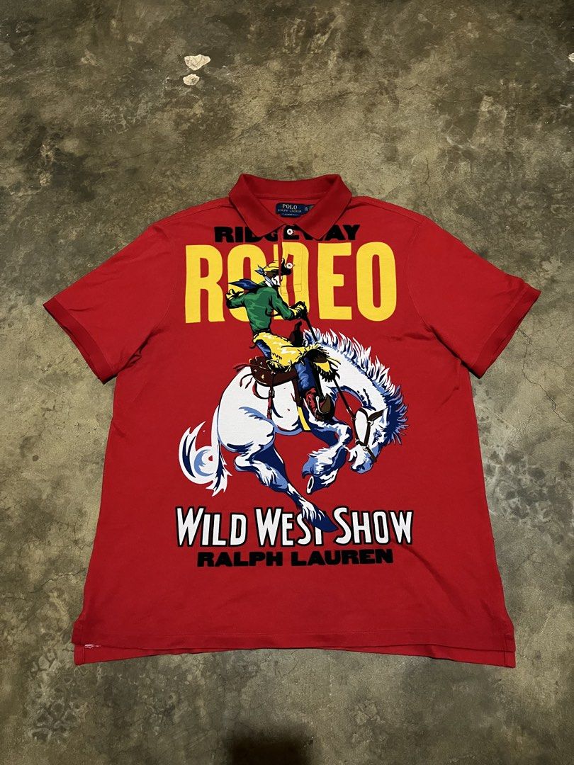 RALPH LAUREN (Category: Tshirts & Polo Shirts ) located in Mabalacat. Submitted by GOTGAMETHRIFT (Listing ID 1469307940, Image 1). Description: RALPH LAUREN RIDGEWAY RODEO LIKE NEW CONDITION 24 WIDTH 30 LENGTH RED NA RED 5000+SF OBO.