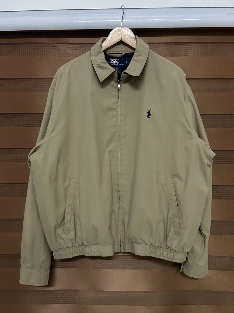Ralph Lauren Bi-Swing Harrington Jacket (Category: Luxury Apparel) located in Manila. Submitted by foundarchive.ph (Listing ID 1469355397, Image 1). Description: Ralph Lauren Bi-Swing Harrington Jacket Cream Size L on tag (23.5L x 26.5W) Good as new No issue ₱6,500 only Manila area can ship nationwide .