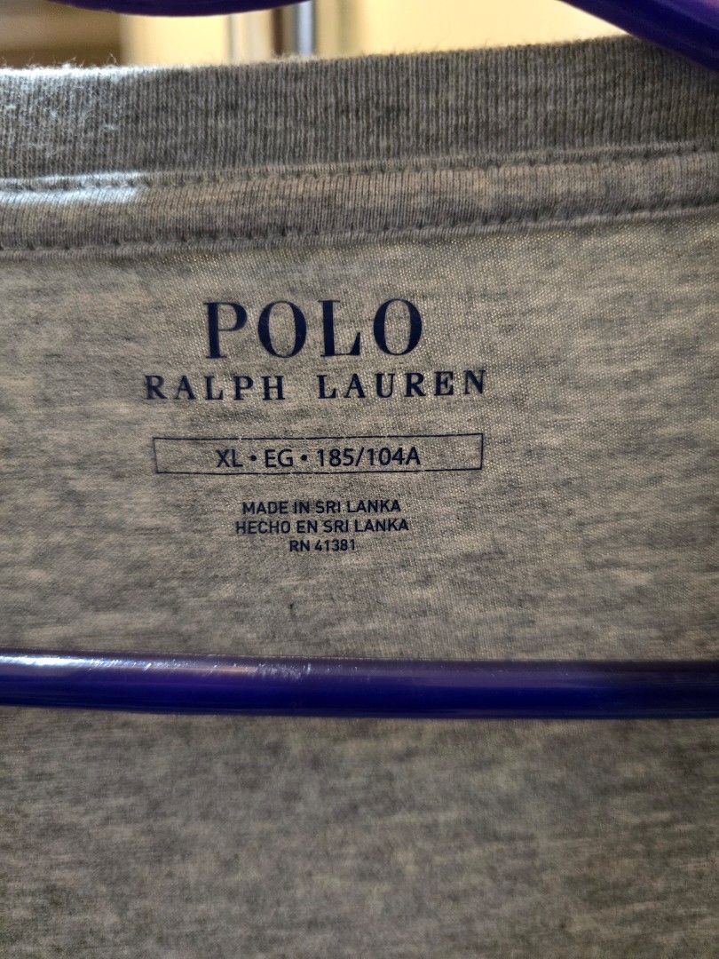 Ralph Lauren Longsleeve Tee (Category: Tshirts & Polo Shirts ) located in Baguio. Submitted by carinoshawn (Listing ID 1469240403, Image 3). Description: Ralph Lauren Longsleeve Tee Grey Good condition 23x31.