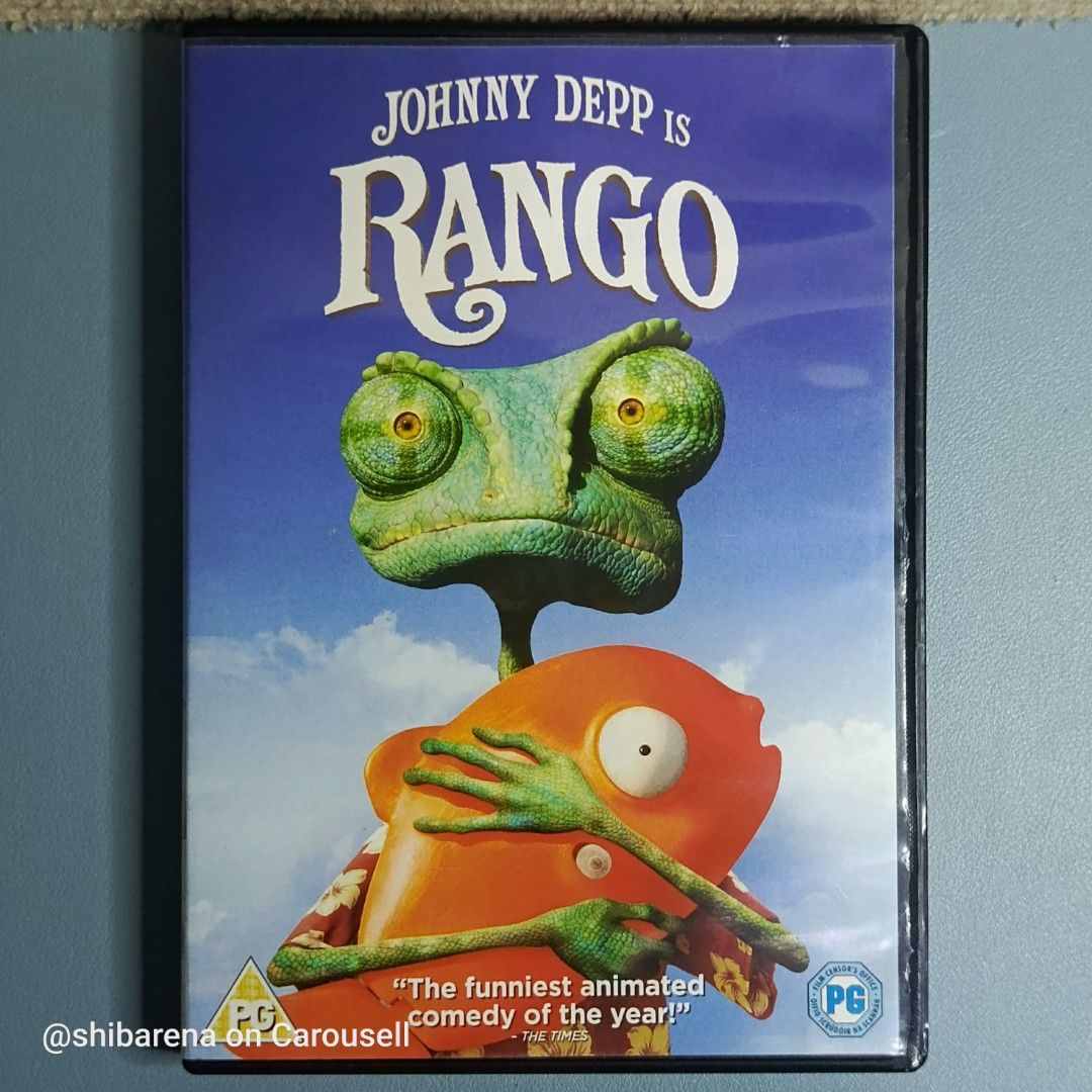 Rango DVD - Region 2 PAL (Category: CDs & DVDs) located in Cebu City. Submitted by shibarena (Listing ID 1469264919, Image 1). Description: - Rango DVD - Region 2 PAL (Pre-owned) - Starring: Johnny Depp (voice of the kooky chameleon) ⚠️ Please ensure your DVD player supports Region 2 (PAL) before purchase..