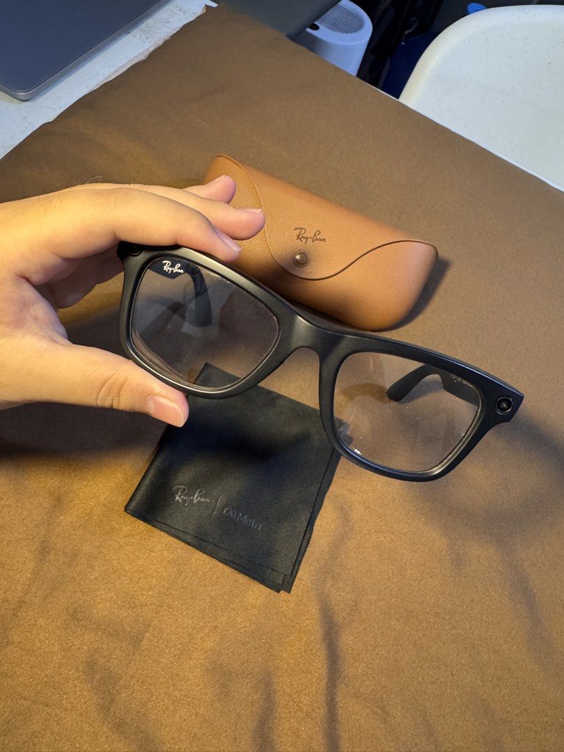 Rayban Meta Glasses Gen 1 (Category: Sunglasses & Eyewear) located in Mandaue City. Submitted by yshi_sha (Listing ID 1469195747, Image 2). Description: Selling Rayban Meta Glasses ₱17,000 Purchased from US Large size sa glasses Cleaning cloth Photochromic Gen 1 Box not included Pm me for more info! Can give discount to the sure buyer:>.
