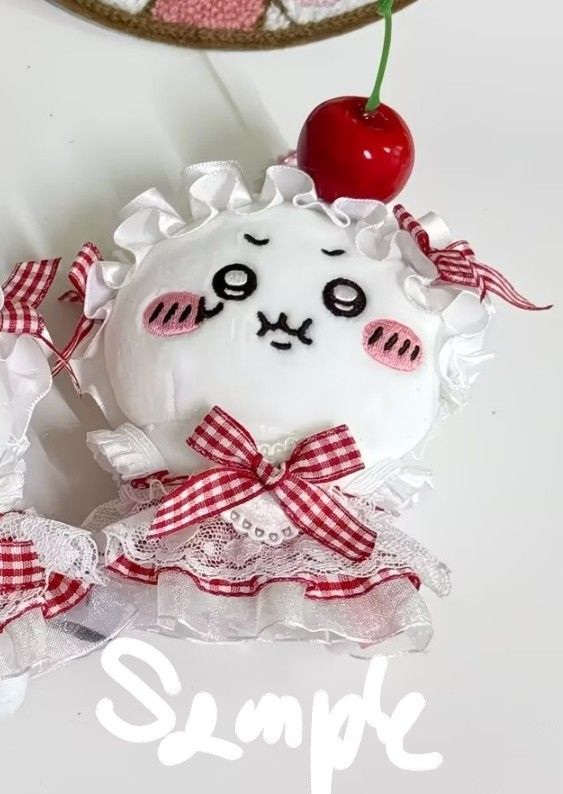[READ DESCRIPTION] Gingham Cherry Custome for small plushies 10cm (Category: Character Goods) located in Angeles City. Submitted by trustsuki (Listing ID 1469193644, Image 2). Description: 🍀 ꒰ wts lfb ph only .ᐟ ˚♡ ꒱ ‼️ read before buying ♡ Gingham Cherry Custome for small plushies ♡ 50ea + lsf ✨️ pre-order (up to 5 weeks) ✨️ brandnew as is x sensi, always manage your expectations it might have factory damage x impatient 🚚 mod: j&t ( with -21 v