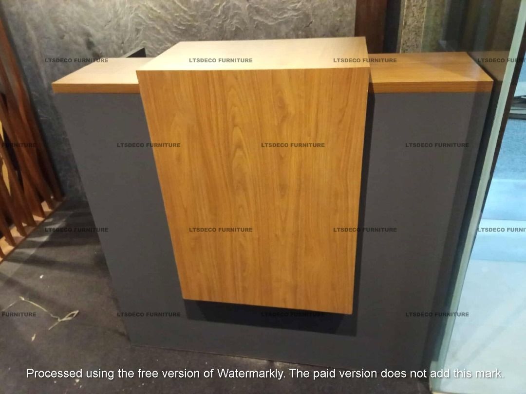 RECEPTION TABLE OFFICE FURNITURE (Category: Everything Else Others) located in Quezon City. Submitted by youngearth_667e84 (Listing ID 1469171004, Image 1). Description: 📌Please note: Prices shown are for reference only Actual price may vary depending on size, material, quantity, and specifications. LTSDECO Home and Office Furniture Trading MANUFACTURER • FABRICATOR • SUPPLIER 📲 V i b e r : +63 923 841 8065 HIGHER PRICE, BUT WORTH IT BECAUSE OF