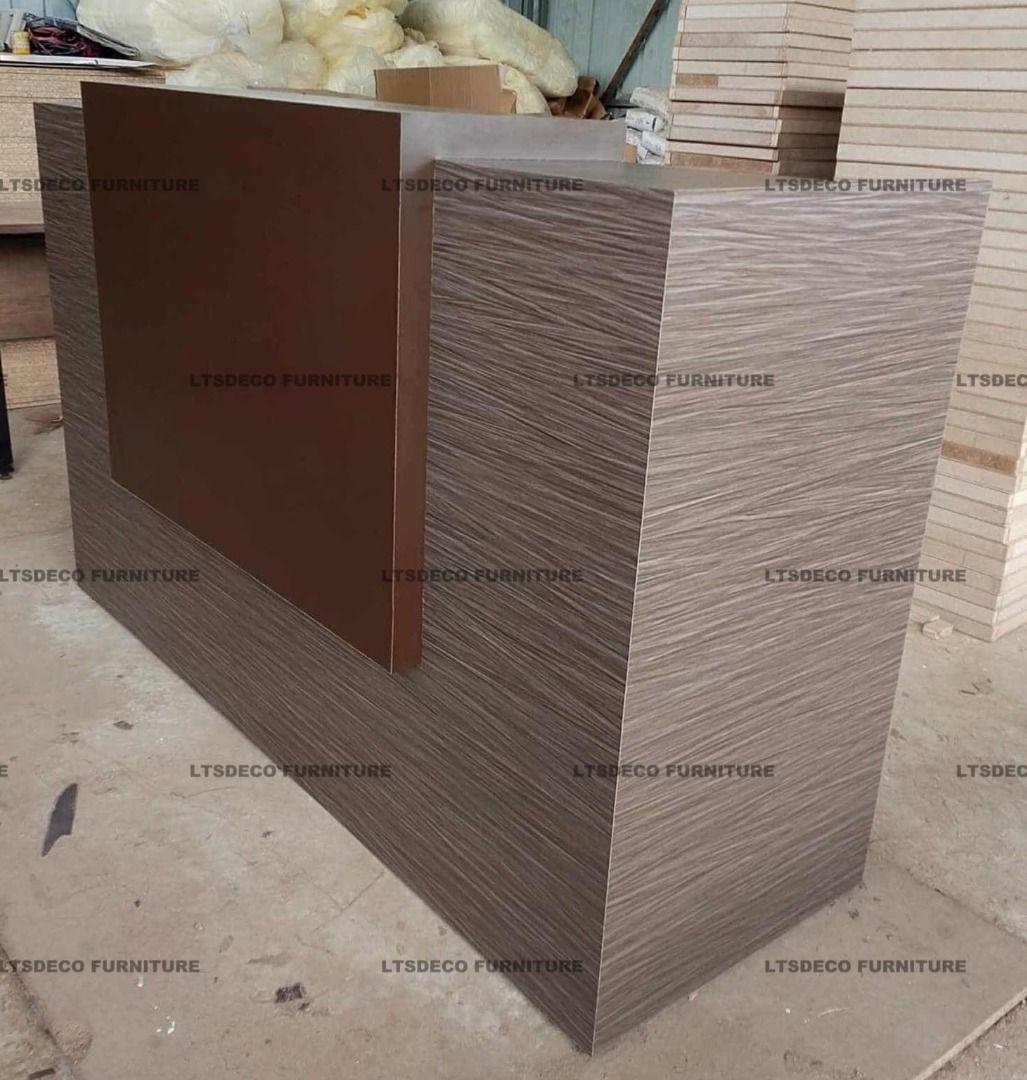 RECEPTION TABLE OFFICE FURNITURE (Category: Everything Else Others) located in Quezon City. Submitted by meril.ltsdeco09 (Listing ID 1469218832, Image 2). Description: 📌Please note: Prices shown are for reference only Actual price may vary depending on size, material, quantity, and specifications. LTSDECO Home and Office Furniture Trading MANUFACTURER • FABRICATOR • SUPPLIER 📲 V i b e r : +63 923 841 8065 HIGHER PRICE, BUT WORTH IT BECAUSE OF T