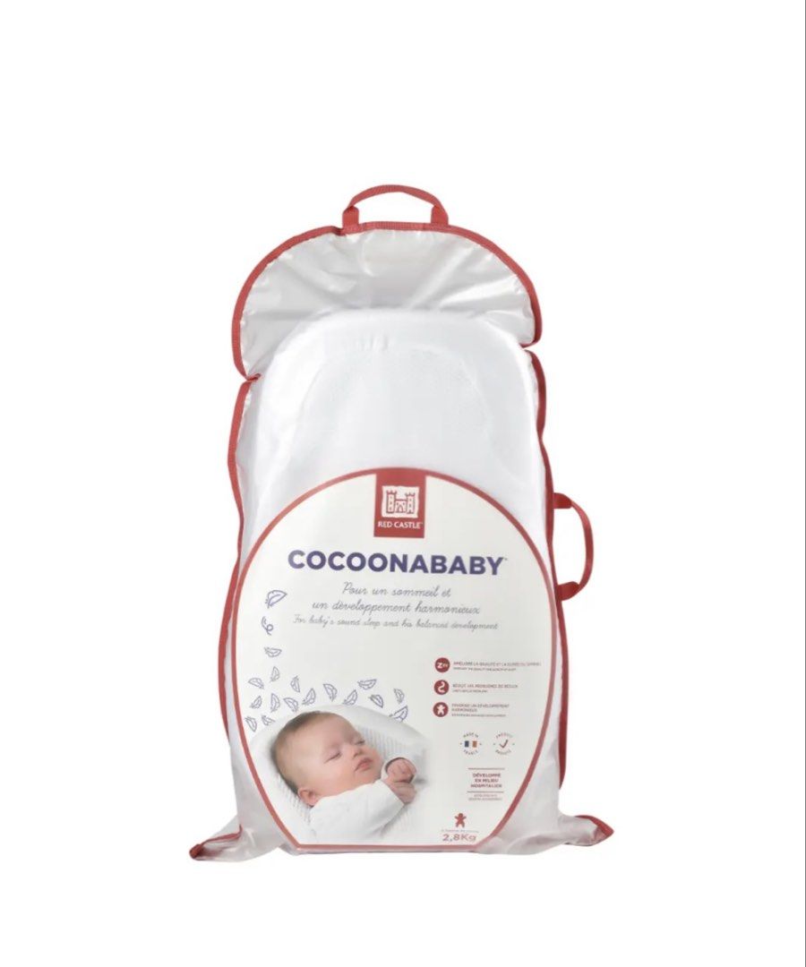 Red Castle Cocoonababy Sleep Environment (Category: Cots & Cribs) located in Quezon City. Submitted by KRC07 (Listing ID 1469053601, Image 1). Description: - First two photos for reference only - Authentic Red Castle Cocoonababy (Made in France) - Used only once - Comes in original protective packaging bag - Developed with hospital professionals for newborn safety - Improves sleep quality and duration - Reduces acid reflux and the startle reflex 