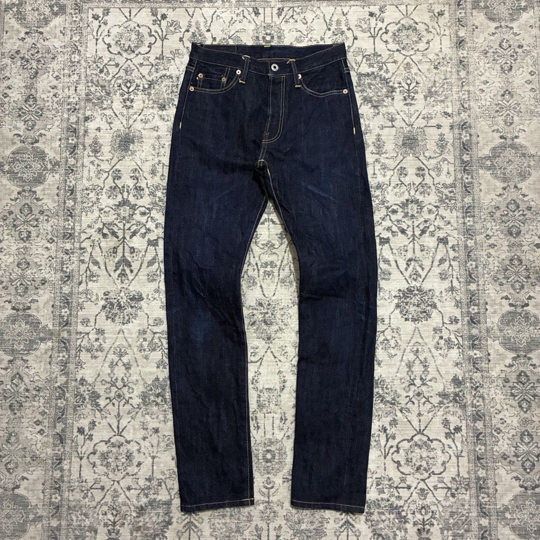 Red Tornado Button-Fly Indigo Selvedge Denim Jeans (Category: Jeans) located in Quezon City. Submitted by selling2survive (Listing ID 1469176421, Image 1). Description: Waist: 29 Inseam: 31 Front Rise: 10 Leg Opening: 6 Thigh: 10 Knee: 7 All details of this item already posted .