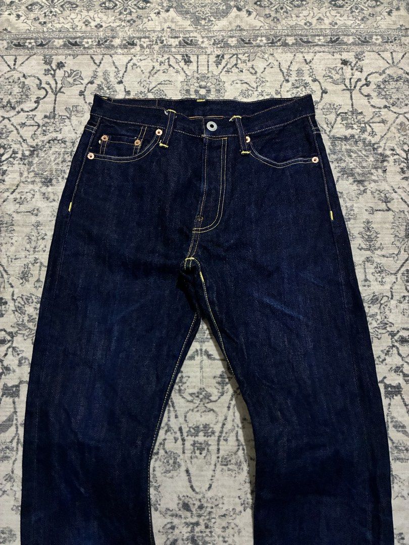 Red Tornado Button-Fly Indigo Selvedge Denim Jeans (Category: Jeans) located in Quezon City. Submitted by selling2survive (Listing ID 1469176421, Image 2). Description: Waist: 29 Inseam: 31 Front Rise: 10 Leg Opening: 6 Thigh: 10 Knee: 7 All details of this item already posted .