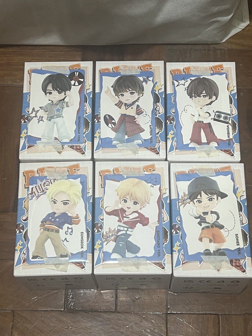 Riize Pop Mart Figures SET (Category: Designer & Blind Box Toys) located in San Pedro. Submitted by 4848sell (Listing ID 1469240680, Image 1). Description: Riize Popmart Figuresfor sale! 🚨Please read carefully 🚨 Figures - ₱3,600 (SRP) Sold as Set ONLY Opened from the bottom of the box Sealed foils First to pay gets the item MOP: Bpi/BDO/Gcash No MEETUPS Shipping c/o buyer Lalamove/GRAB/LBC J&T Loc (by schedule) San Pedro, Laguna Festival Mall, 