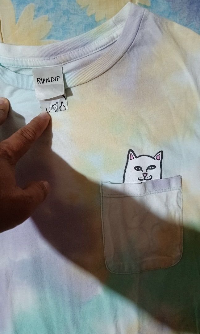RipNDip Tie Dyed T-shirt (Category: Tshirts & Polo Shirts ) located in Veruela. Submitted by zachysthrift05 (Listing ID 1469305988, Image 2). Description: Dimes: 18x28.5 Excellent Condition No Issues CR: 9.5/10.