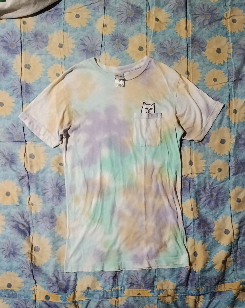 RipNDip Tie Dyed T-shirt (Category: Tshirts & Polo Shirts ) located in Veruela. Submitted by zachysthrift05 (Listing ID 1469305988, Image 1). Description: Dimes: 18x28.5 Excellent Condition No Issues CR: 9.5/10.