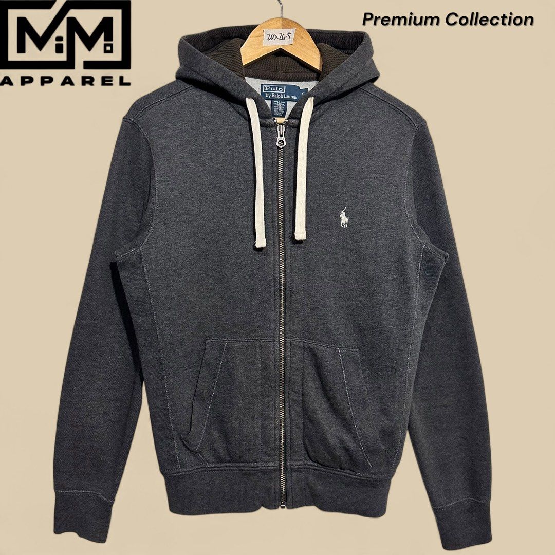 RL hoodie zip 🔥 (Category: Hoodies) located in Malabon City. Submitted by Mi-MoApparel (Listing ID 1469170262, Image 1). Description: Like new No issue S on tag Width 20 Length 26.5 Pasok pa sa medium .