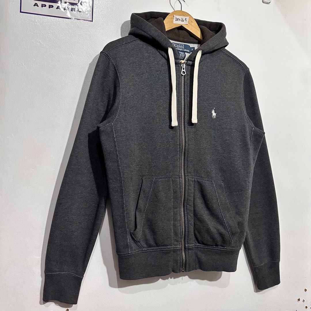 RL hoodie zip 🔥 (Category: Hoodies) located in Malabon City. Submitted by Mi-MoApparel (Listing ID 1469170262, Image 3). Description: Like new No issue S on tag Width 20 Length 26.5 Pasok pa sa medium .