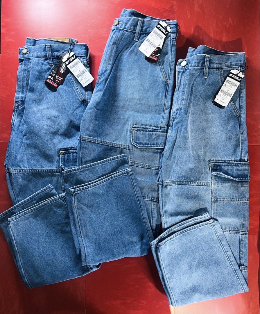 Rrj Mens Cargo Jeans Bnew (Category: Jeans) located in Quezon City. Submitted by akieo (Listing ID 1469336488, Image 1). Description: Rrj Mens Cargo Maong Jeans Mens Brand new Price 1k each only❗️ Qc Shipping available .