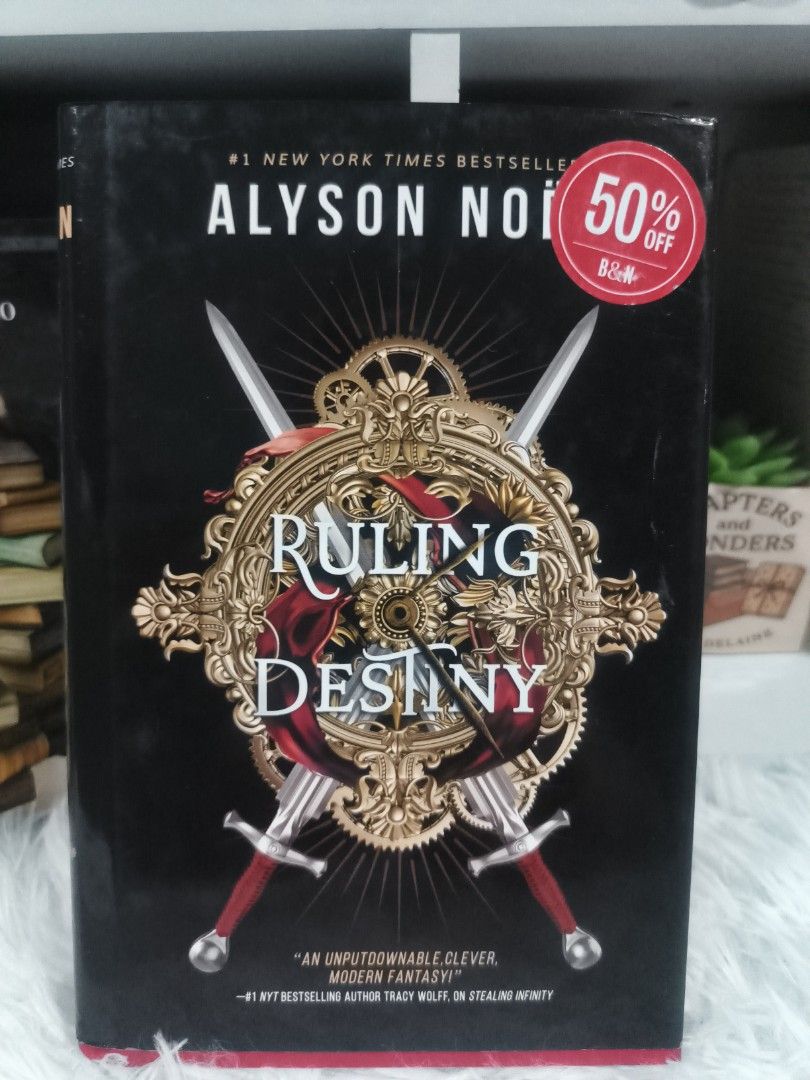 Ruling Destiny by Alyson Noel Hardcover Novel (Category: Storybooks) located in Cabuyao City. Submitted by chaptersandwonders143 (Listing ID 1469314591, Image 1). Description: - Title: Ruling Destiny by Alyson Noël - Publisher: Entangled Publishing - Genre: Young Adult Fantasy (Time-jumping students at Gray Wolf Academy) - Format: Hardback.