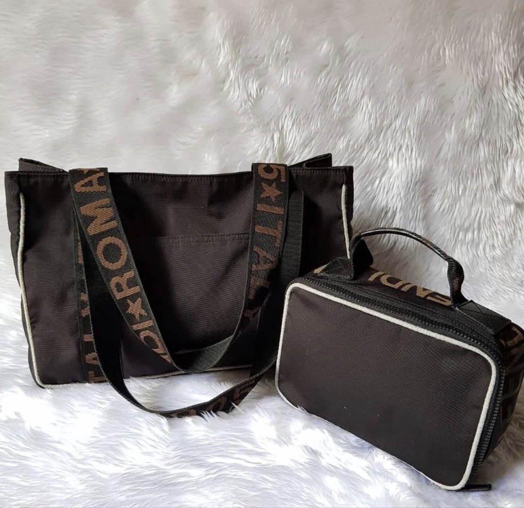 Last Day RUSH SALE! Authentic Preloved Fendi Vanity Bag Only (Category: Luxury Bags & Wallets) located in Baguio. Submitted by designerbin.ph (Listing ID 1469163130, Image 1). Description: RUSH SALE Authentic Preloved Fendi Vanity Bag Only Vanity Bag H: 5 W: 9 Base: 3.5 Hand drop: 3.