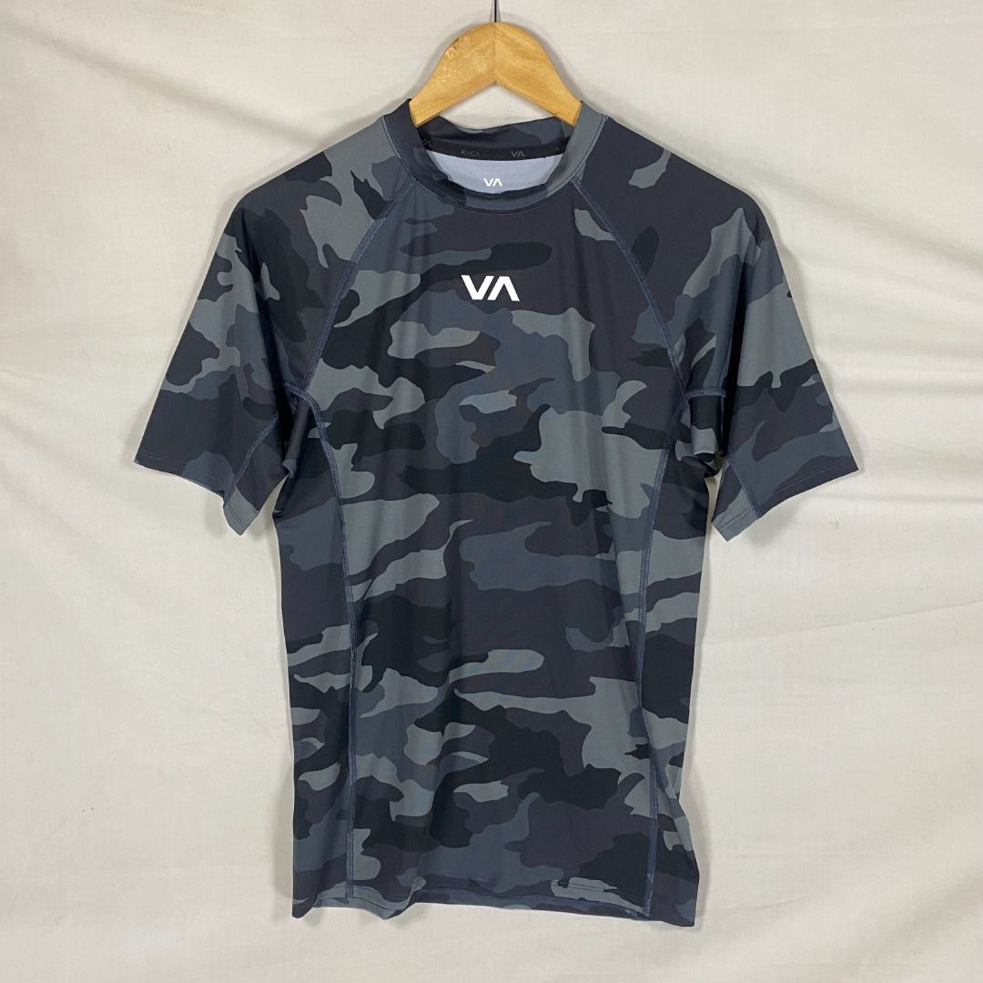 RVCA VA Sport Dark Camo Compression Rashguard / Size Medium (Category: Activewear) located in Antipolo. Submitted by canadafindss (Listing ID 1469323264, Image 1). Description: Visit & Follow Canada Finds for more premium thrift, streetwear, vintage, techwear, activewear, and branded finds from Canada 🇨🇦 More items posted regularly: https://www.carousell.ph/u/canadafindss RVCA VA Sport Dark Camo Compression Rashguard / Size Medium Sleek and fun