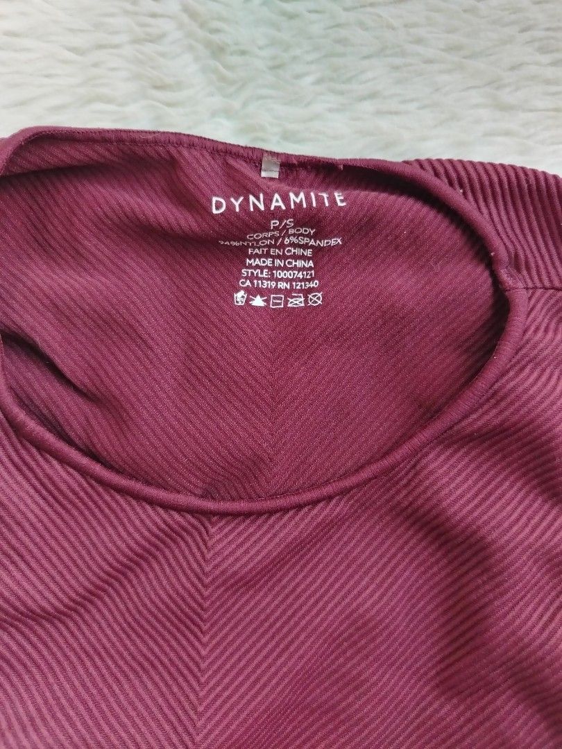 (S) Dynamite Bodysuit (Category: Bikinis & Swimsuits) located in Paranaque City. Submitted by closetbykimkirsten (Listing ID 1469227353, Image 3). Description: 🎀Like New🎀 ✨Brand: Dynamite Bodysuit ⚡No pads 🪷Size: Small 💸Price: P250 (Non Negotiable) ♦️All Items are PRELOVED in good condition. ♦️Please do manage your expectations. ♦️WASH before USE ♦️BUY at your own RISK 🔥NO RETURN NO EXCHANGE POLICY🔥 ⛔BOGUS BUYER/JOY RESERVER will be posted 