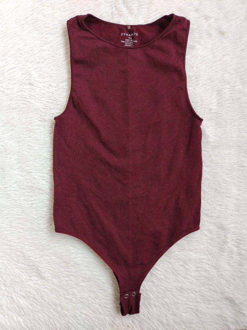 (S) Dynamite Bodysuit (Category: Bikinis & Swimsuits) located in Paranaque City. Submitted by closetbykimkirsten (Listing ID 1469227353, Image 1). Description: 🎀Like New🎀 ✨Brand: Dynamite Bodysuit ⚡No pads 🪷Size: Small 💸Price: P250 (Non Negotiable) ♦️All Items are PRELOVED in good condition. ♦️Please do manage your expectations. ♦️WASH before USE ♦️BUY at your own RISK 🔥NO RETURN NO EXCHANGE POLICY🔥 ⛔BOGUS BUYER/JOY RESERVER will be posted 