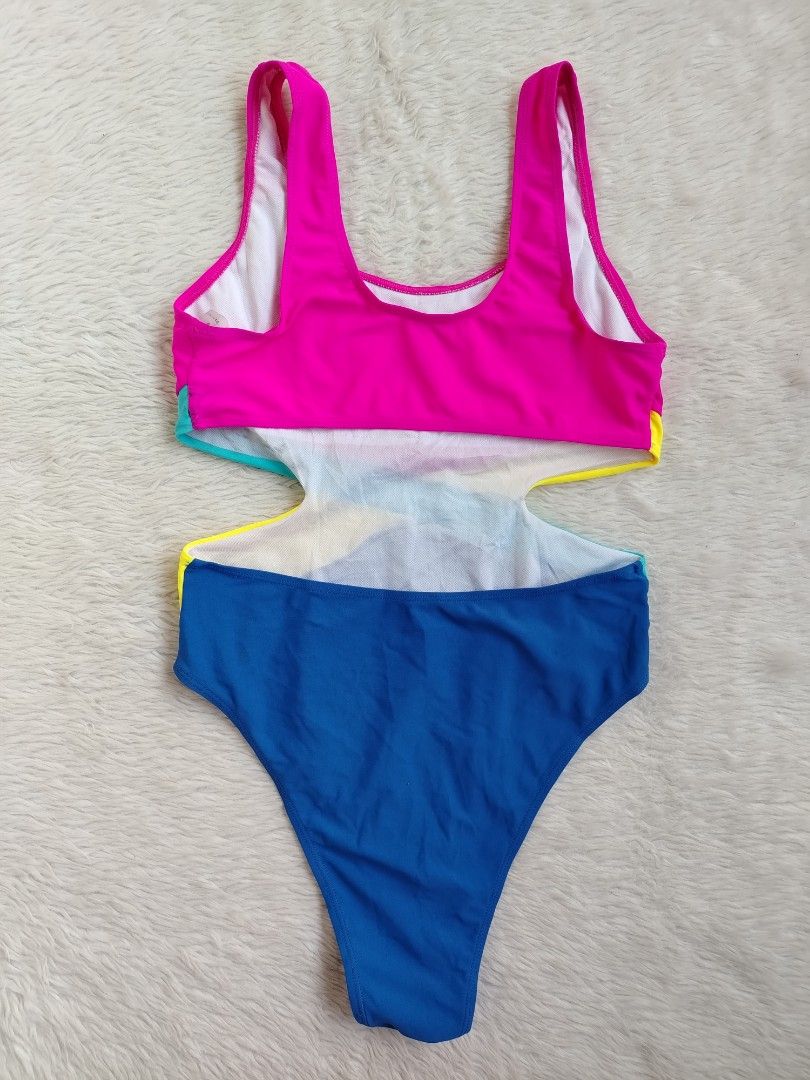 (S) One Piece Swimsuit (Category: Bikinis & Swimsuits) located in Paranaque City. Submitted by closetbykimkirsten (Listing ID 1469227061, Image 2). Description: 🎀Like New🎀 ✨Brand: Cut Tag ⚡Padded 🪷Size: Small 💸Price: P230 (Non Negotiable) ♦️All Items are PRELOVED in good condition. ♦️Please do manage your expectations. ♦️WASH before USE ♦️BUY at your own RISK 🔥NO RETURN NO EXCHANGE POLICY🔥 ⛔BOGUS BUYER/JOY RESERVER will be posted in every g