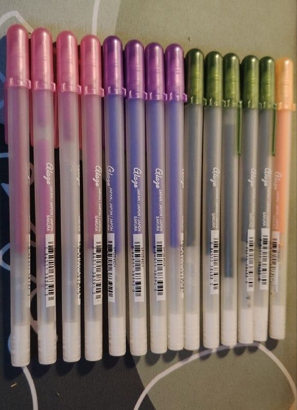 Sakura Glaze 3D Glossy Jelly Pens Set (Category: Stationery & School Supplies) located in San Mateo. Submitted by carl_240 (Listing ID 1469190486, Image 3). Description: - Complete set of Sakura Glaze 3D glossy jelly pens - Features vibrant assorted colors like pink, purple, green, and orange - Creates a unique raised, glossy 3D finish on paper and non-porous surfaces - Ideal for journaling, art projects, and handmade cards - 100% tested, all pen