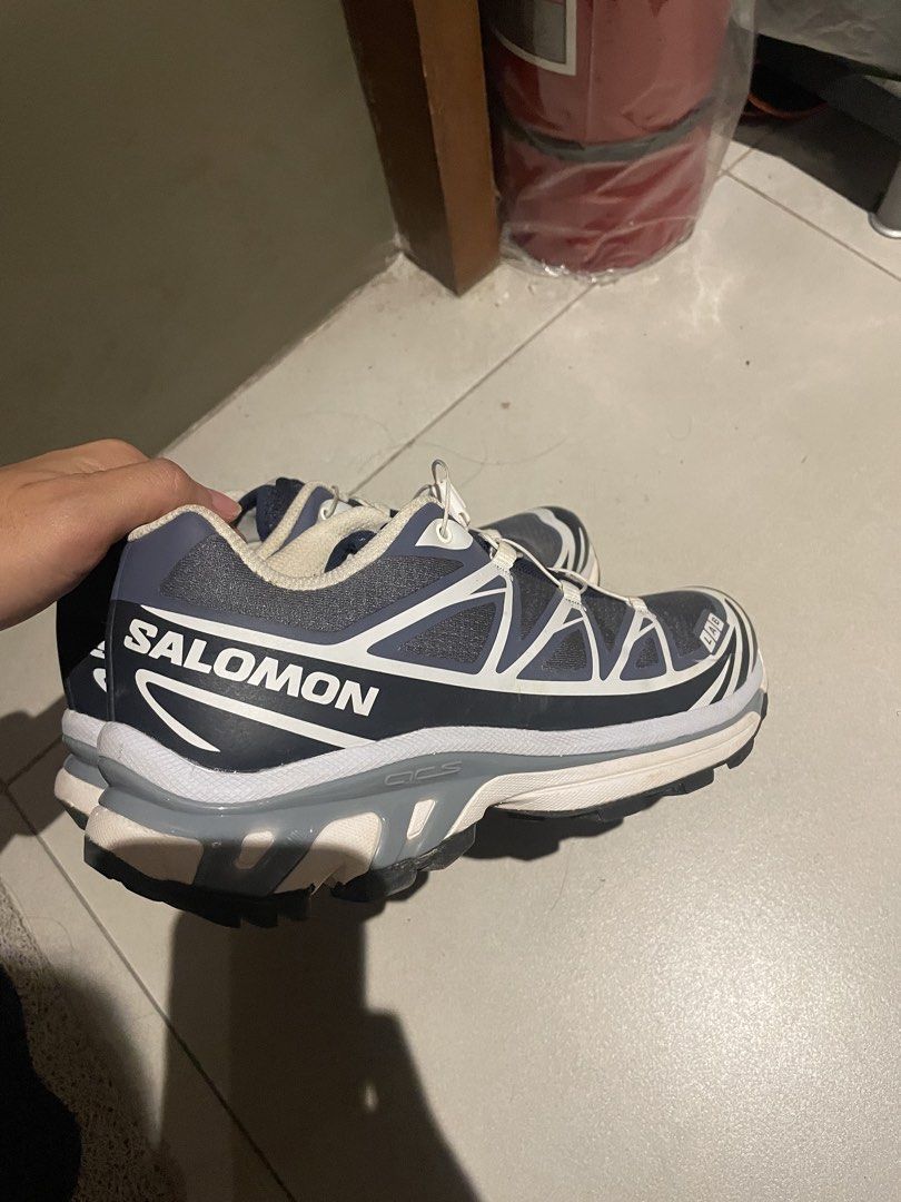 SALOMON SHOES (Category: Activewear) located in Cebu City. Submitted by dame_it (Listing ID 1469306234, Image 2). Description: FOR SALE ‼️ Salomon XT-6 Grisaille Blue 💙 • Size: US Men’s 8.5 / 26.5 cm / EU 42 • Condition: Excellent — used twice only! • Price: ₱3,800 (negotiable for sure buyer) Bought this from Carousell, but I’m selling it because I prefer a different color. Still in excellent condition! 🫶🏻 .
