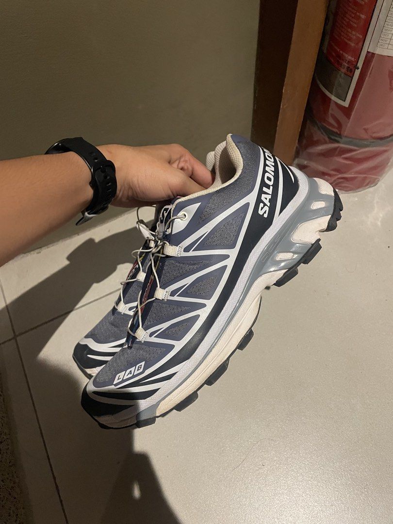 SALOMON SHOES (Category: Activewear) located in Cebu City. Submitted by dame_it (Listing ID 1469306234, Image 1). Description: FOR SALE ‼️ Salomon XT-6 Grisaille Blue 💙 • Size: US Men’s 8.5 / 26.5 cm / EU 42 • Condition: Excellent — used twice only! • Price: ₱3,800 (negotiable for sure buyer) Bought this from Carousell, but I’m selling it because I prefer a different color. Still in excellent condition! 🫶🏻 .