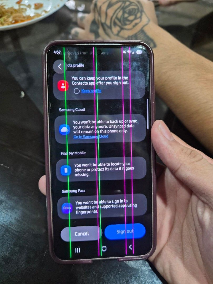 SAMSUN S23 (Category: Samsung) located in Manila. Submitted by candlecloudsp (Listing ID 1469240163, Image 1). Description: Unli testing Screen Issue.
