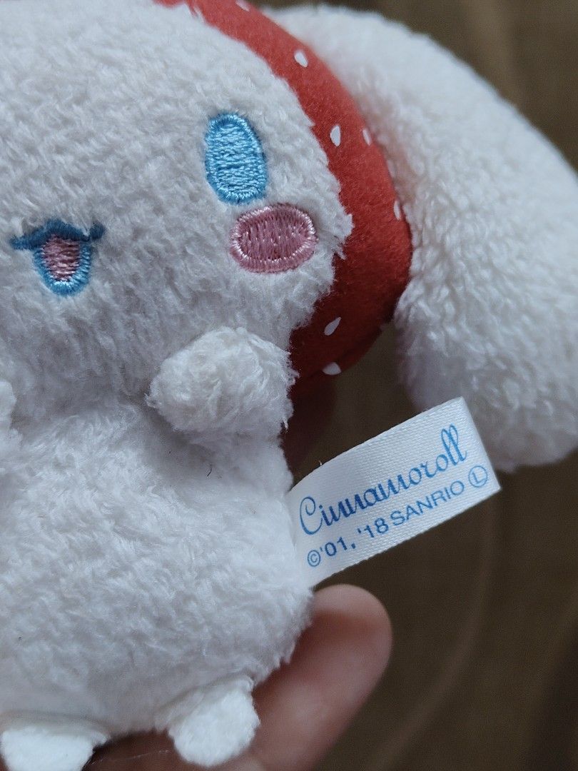 Sanrio Cinnamoroll Strawberry Plush Charm (Category: Plushies & Soft Toys) located in Santa Rosa. Submitted by mmps249.1 (Listing ID 1469225783, Image 3). Description: Crossposted Mine now, pay now shipping courier: JRS only Gcash payment upon order No reservations.