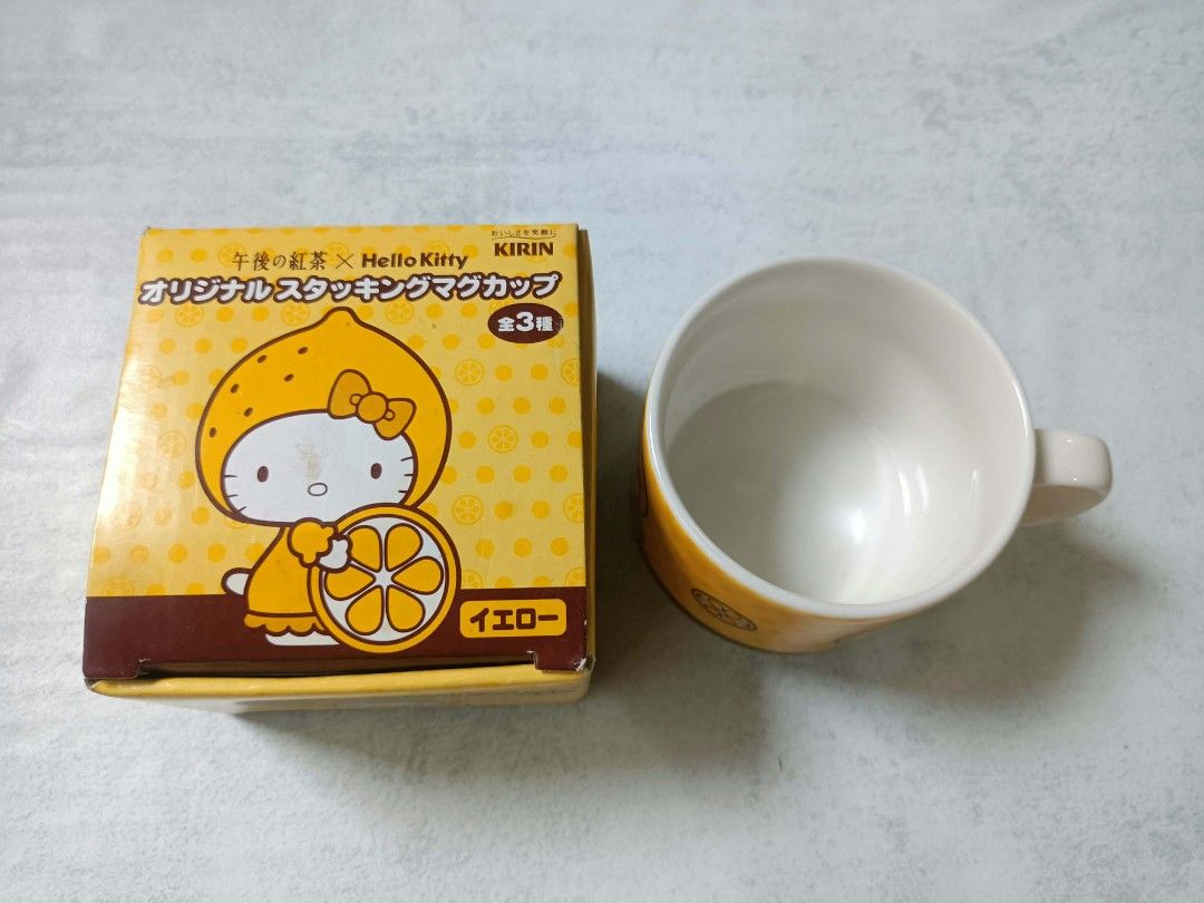 Sanrio Hello Kitty in Yellow Stacking Mug (Category: Coffee & Tea Tableware) located in Davao. Submitted by lotispreloved (Listing ID 1469237357, Image 2). Description: .