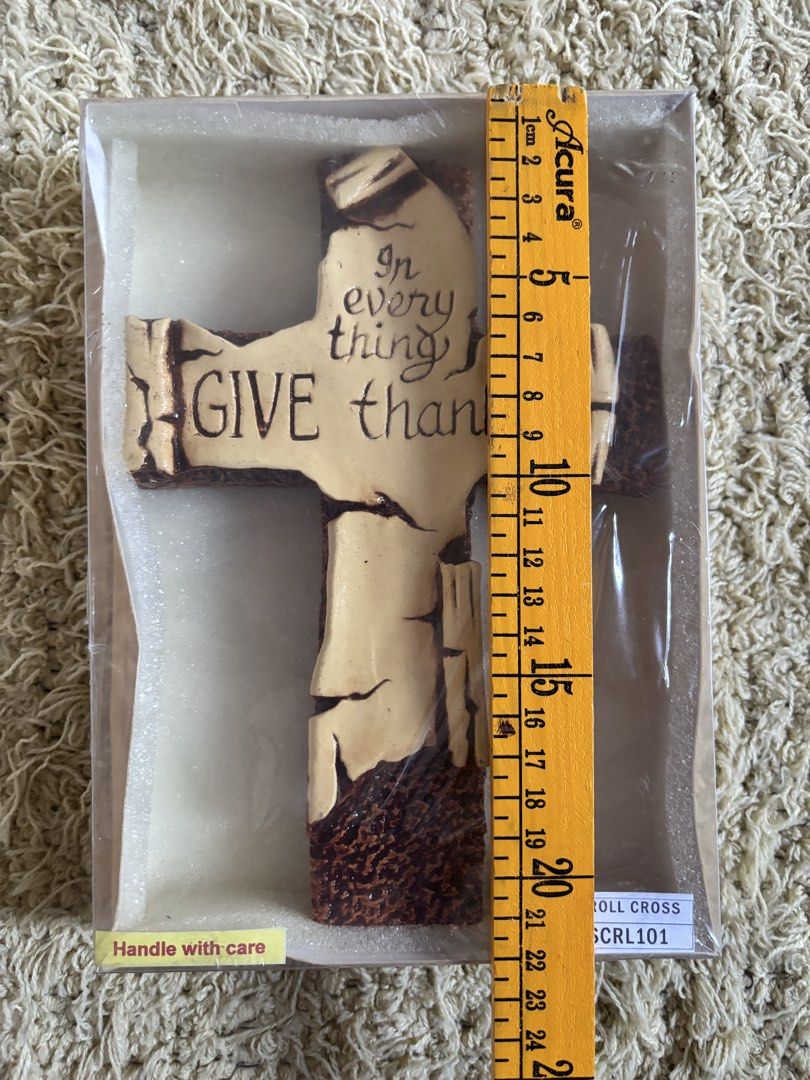Scroll Cross (Category: Wall Decor) located in Quezon City. Submitted by ghieshopppps (Listing ID 1469189578, Image 3). Description: .