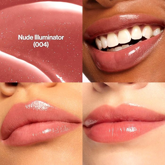 Sealed authentic Revlon Lipstick Nude Illuminator 004 (Category: Makeup) located in Calasiao. Submitted by klowdeen (Listing ID 1469233514, Image 2). Description: SHIPPED FROM THE USA - Shade: Nude Illuminator 004 - Finish: Sheer color with a high-shine glossy look - Feel: Instantly moistururizing, buttery soft, and non-sticky - Application: Glides on smoothly - Scent: Light vanilla scent.