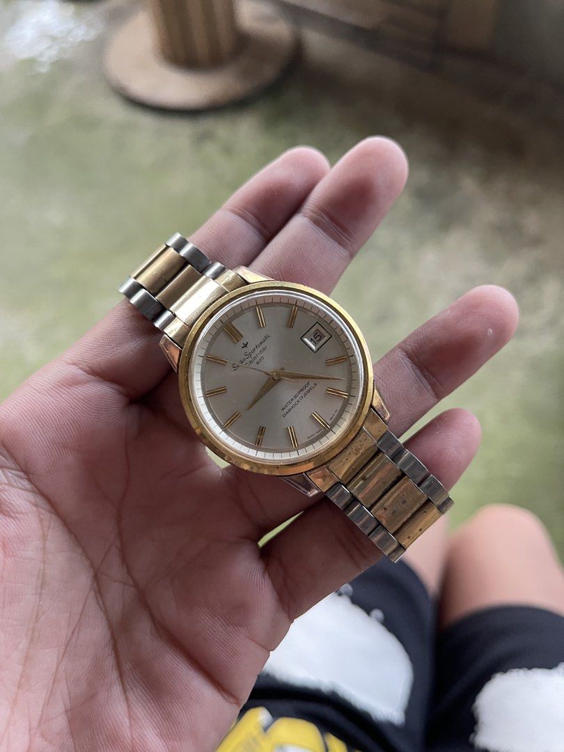 seiko vintage watch (Category: Men's Watches) located in Compostela. Submitted by source_20 (Listing ID 1469305521, Image 1). Description: Seiko Sportsmatic Calendar GOOD CONDITION STILL WORKING ISSUE SIGN OF USAGE SINCE VINTAGE NADIN TO OVERALL GOOD CONDITION PA NAMAN 📍DAVAO DE ORO CAN SHIP VIA JNT .