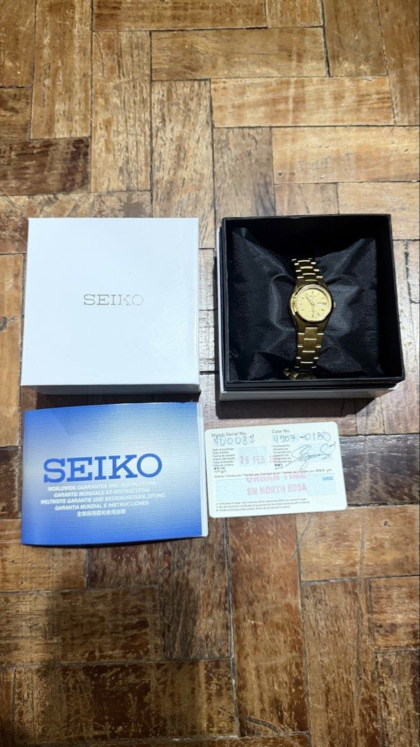 Seiko Watch for Women (Category: Luxury Watches) located in Manila. Submitted by ursabby00 (Listing ID 1469259244, Image 3). Description: ⌚ FOR SALE: Seiko Watch ✨ Barely used and in excellent condition! RFS: Need emergency funds. PM if interested! 💌.