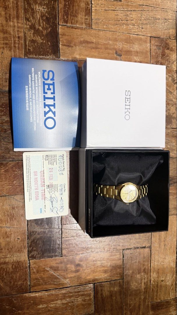 Seiko Watch for Women (Category: Luxury Watches) located in Manila. Submitted by ursabby00 (Listing ID 1469259244, Image 2). Description: ⌚ FOR SALE: Seiko Watch ✨ Barely used and in excellent condition! RFS: Need emergency funds. PM if interested! 💌.