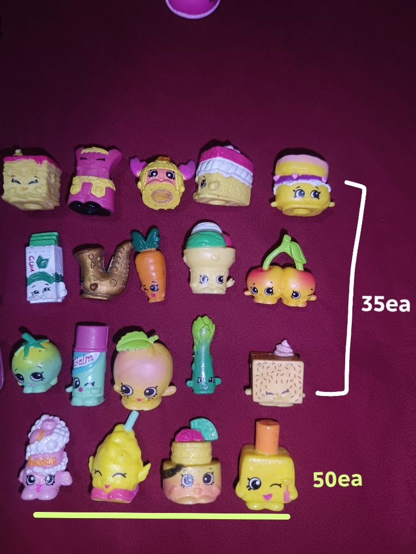 Shopkins Figures Collectibles Assorted Characters (Category: Figurines & Statues) located in Victoria. Submitted by yannirose (Listing ID 1469293145, Image 2). Description: Gcash/J&t.