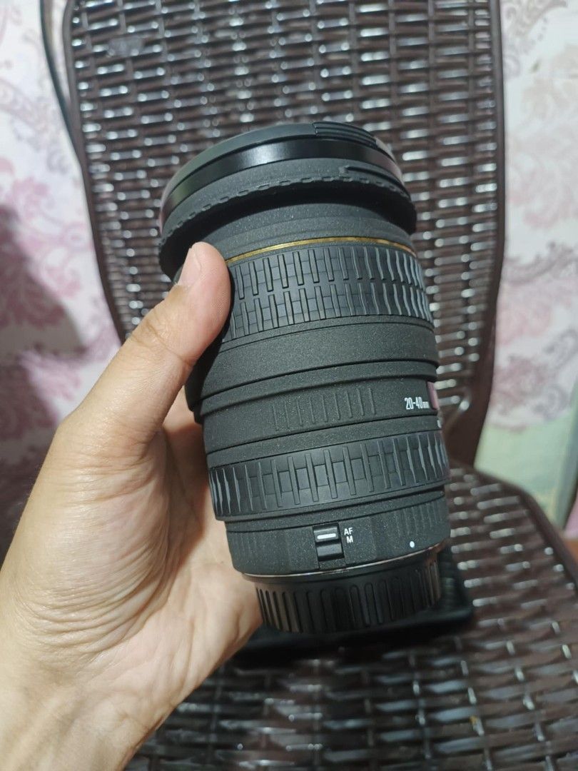 Sigma 20-40mm 2.8 DG EF Mount Canon Mint Condition (Category: Lens & Kits) located in Caloocan City. Submitted by mr.carlo_dslr_laptop (Listing ID 1469191924, Image 3). Description: Sigma 20-40mm 2.8 DG EF Mount Canon Mint Condition 15,000 Pesos 15k Cash working Autofocus working Manual Focus Clean Glass No issue Location Monumentto Caloocan shipping LBC Cod delivery 🚚 Lalamove Book nyo Lang for Canon EF Fullframe and Crop Apsc 15000 Only 20-40m