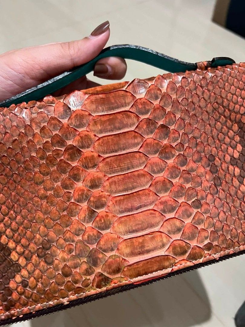 SILVANO BIAGINI / GENUINE PYTHON / MADE IN ITALY (Category: Luxury Bags & Wallets) located in Sorsogon. Submitted by ukay_finds9.9 (Listing ID 1469260709, Image 3). Description: open for counter offer.