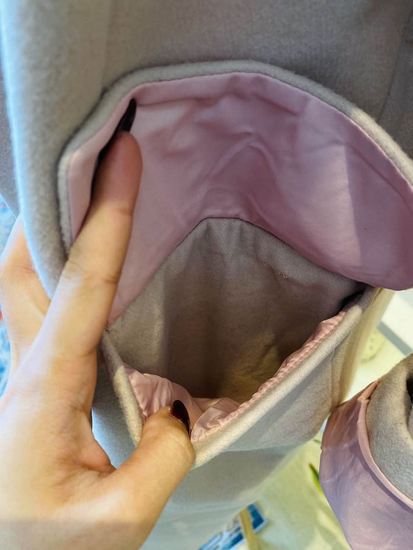 S-M MIXXO LIGHT PINK WOOL COAT (Category: Coats, Jackets and Outerwear) located in Baguio. Submitted by asna_taku (Listing ID 1469225154, Image 3). Description: MIXX0 LIGHT PINK WOOL COAT S-M ₱980.