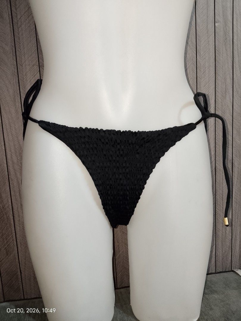 Small black bikini bottom swimwear (Category: Bikinis & Swimsuits) located in Manila. Submitted by truecrystal-1407 (Listing ID 1469179695, Image 1). Description: .