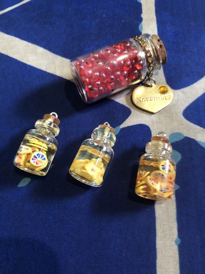 Small cute mini Bottled Charms (Category: Other Merchandise) located in Quezon City. Submitted by markgolveo (Listing ID 1469197363, Image 1). Description: Small cute mini Bottled Charms.