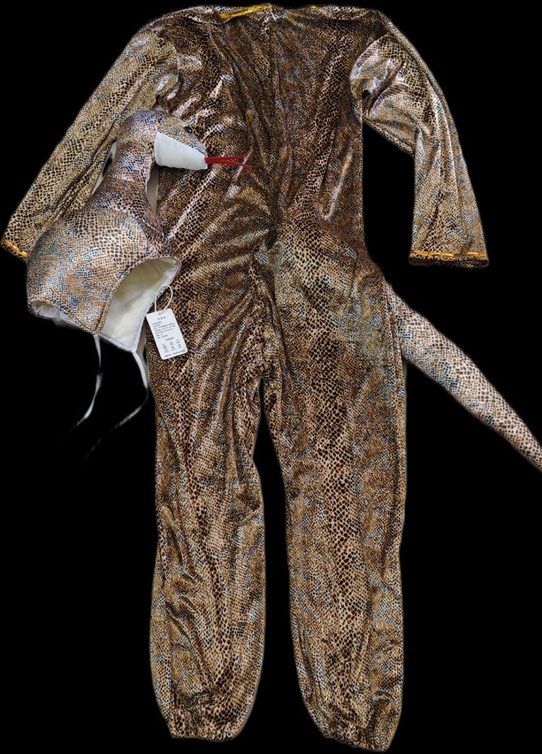 SNAKE COSTUME FOR SALE (Category: Occasions & Party Supplies) located in Tarlac. Submitted by katyparajels (Listing ID 1469196241, Image 1). Description: Full-body snake costume with matching headpiece Used only once to fit! Still with tag Free size, fits adult S-XL P890 ONLY! Perfect for Halloween parties, costume contests, and themed events! Tarlac City PM if interested.