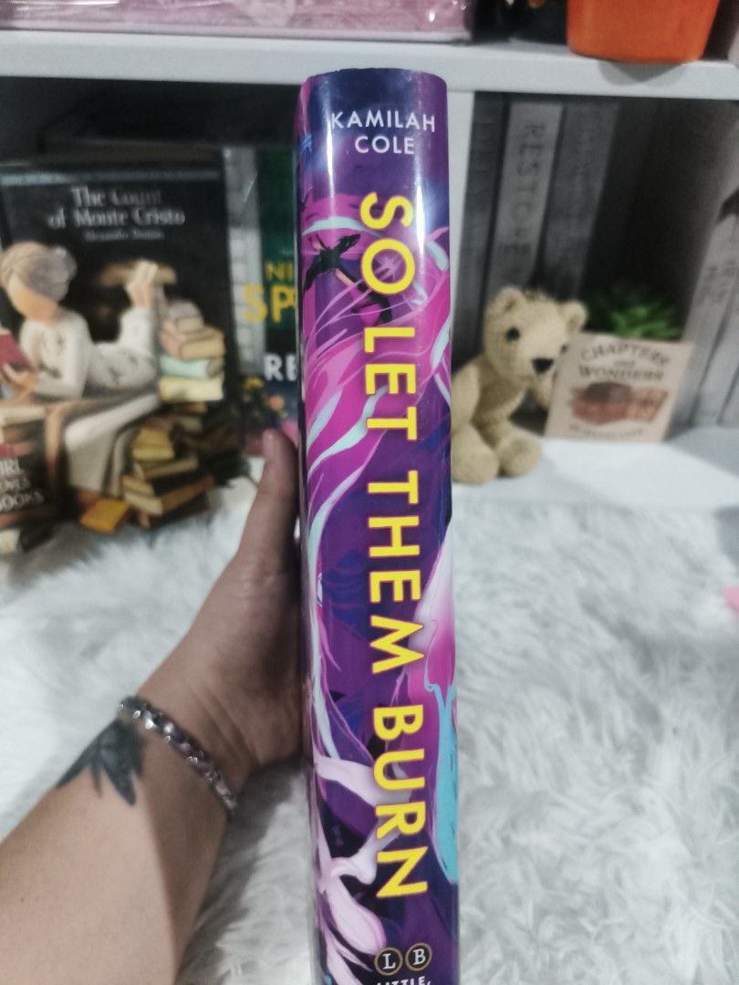 So Let Them Burn by Kamilah Cole (Category: Storybooks) located in Cabuyao City. Submitted by chaptersandwonders143 (Listing ID 1469314845, Image 3). Description: - Title: So Let Them Burn by Kamilah Cole - Genre: YA Fantasy (dragons, sisters, rebellion) - Format: Hardcover with ISBN on back - Condition: Clean pages, tight binding, minimal shelf wear - Status: Ready to ship.
