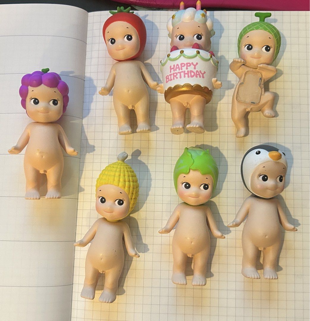 Sonny Angel blind box figures (Category: Designer & Blind Box Toys) located in Manila. Submitted by bleuflag (Listing ID 1469370688, Image 1). Description: -various sonny angel series figures - no box no foil - feel free to ask for more photos if need :) - mod : jnt / lalamove - 450 each (last price) .