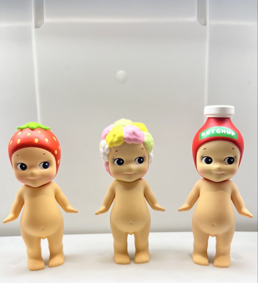sonny angels! (Category: Designer & Blind Box Toys) located in Davao. Submitted by softlaced (Listing ID 1469284800, Image 3). Description: : | all fresh pull w og bnf : | x sensi, some have small flaws | animal srs ver. 1 robby – ₱2000, 1:2 | second pic – ₱600 each | third pic – ₱500 each ❌ sold : strawberry ~ second and third pic for ratio or tingi ~ payo only, onhand and ready to ship, can ask for condi pics — mop: gcash.